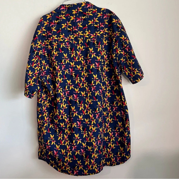 ELDON Flock Shirt Sleeve Button Down Shirt size small - Picture 4 of 7